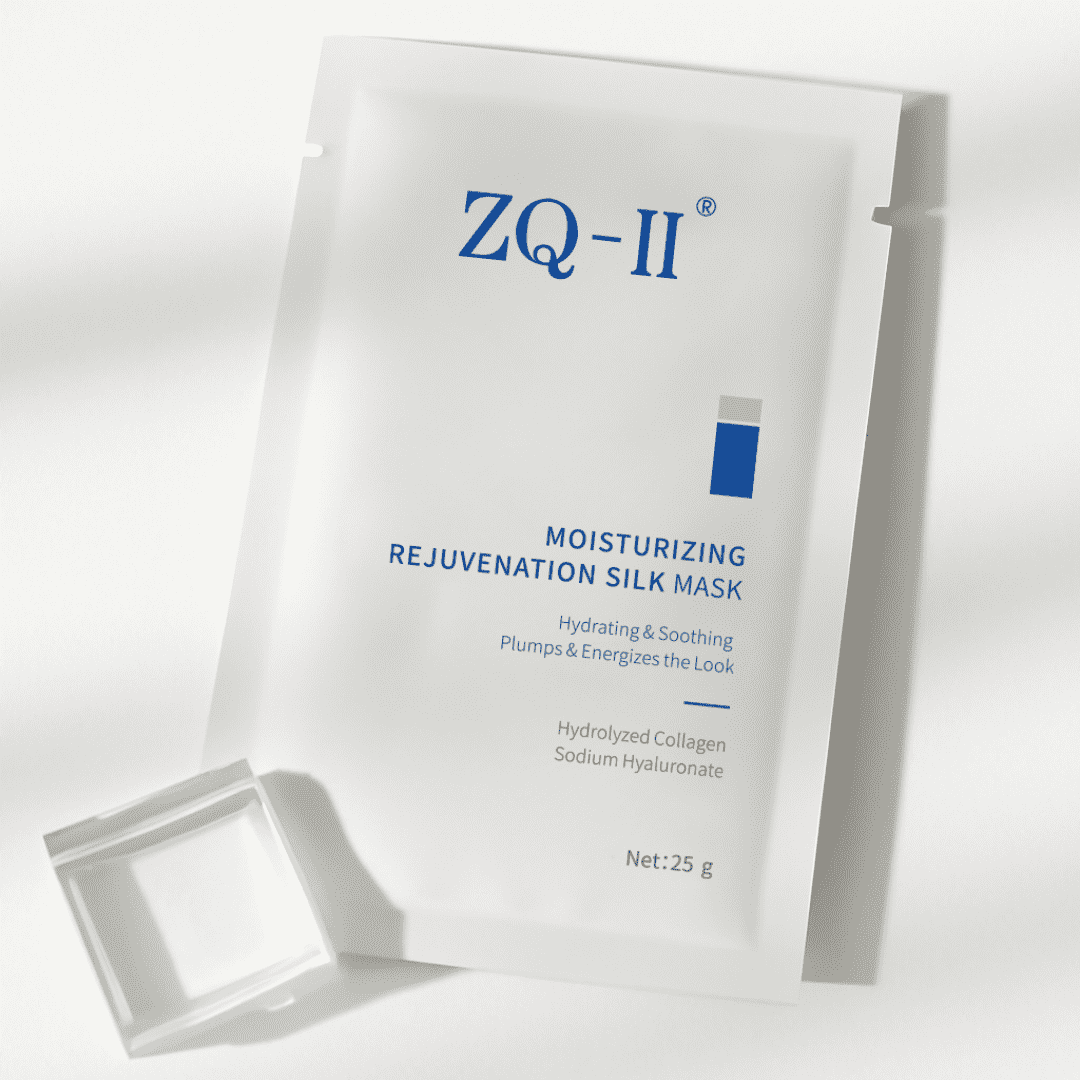 ماسک ابریشم جوان سازی مرطوب کننده ZQ-II: هیدراتاسیون سبک و مراقبت تسکین دهنده برای انواع پوست